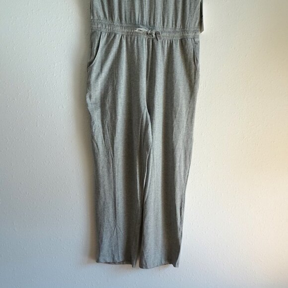 Calvin Klein Sleeveless Jumpsuit Romper Women's Size L Gray Stretch - Picture 3 of 12